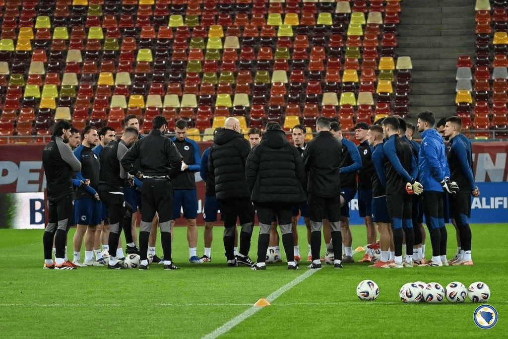 波黑对阵斯洛文尼亚友谊赛，追求胜利